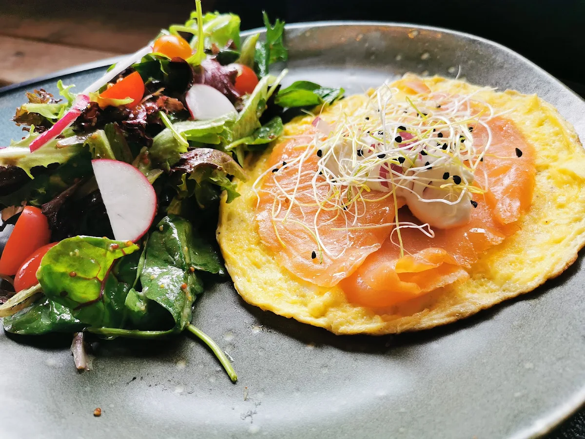 Smoked Salmon Omelette