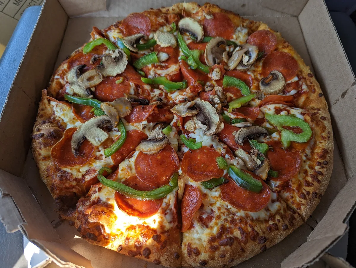 Pepperoni Pizza with Extra Cheese on Top