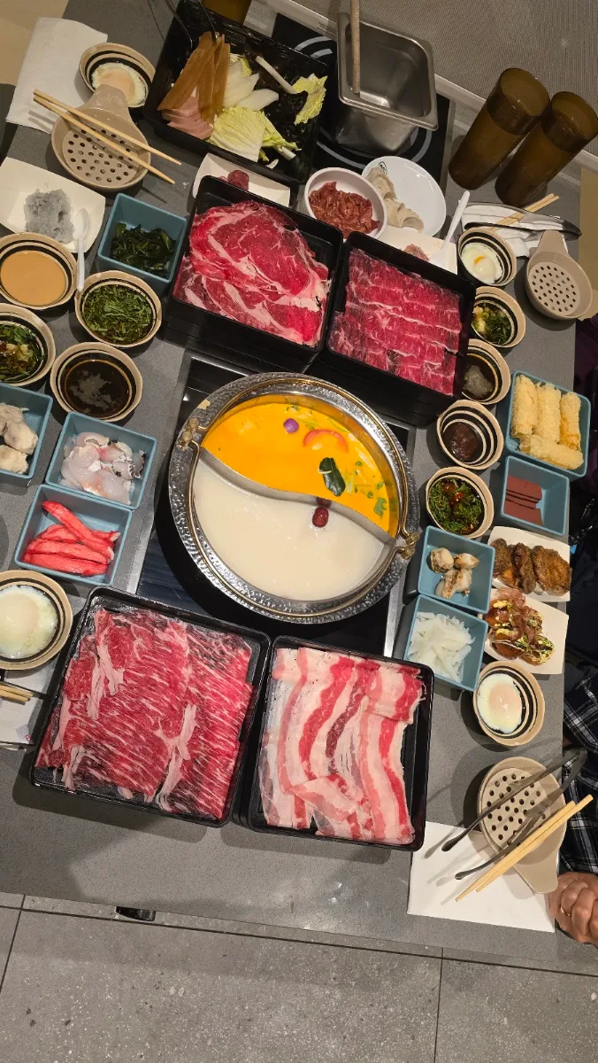 Shabu Shabu Hot Pot Spread