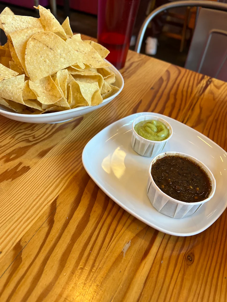 Chips and Guacamole Salsa