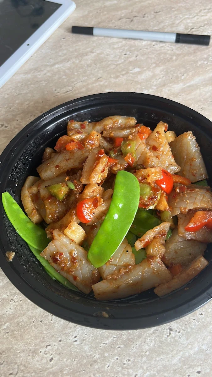 Vegan Spicy Squid