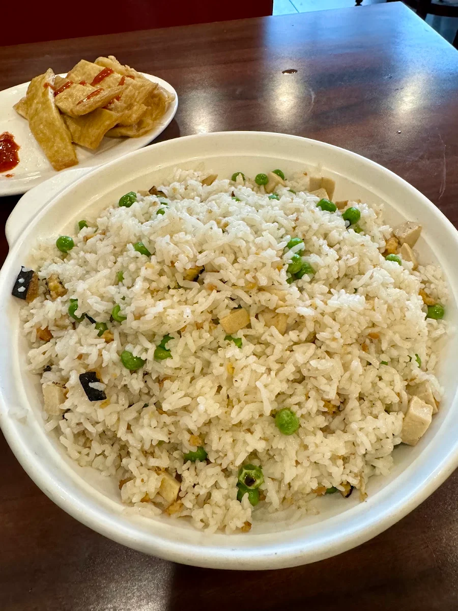 Vegetarian Salted Fish Fried Rice