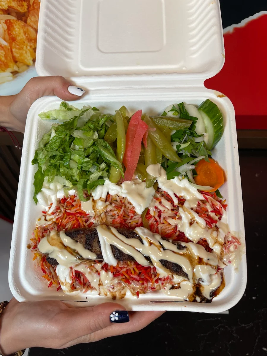 Kebab on Rice