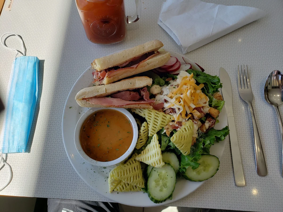 Sandwich Salad Soup Bloody Mary