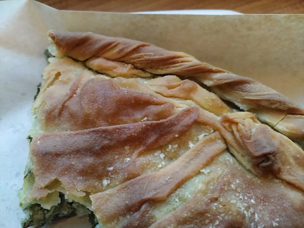 Spanakopita Tarte Aux Épinards Spanakopita 1 Slice Spinach Pie