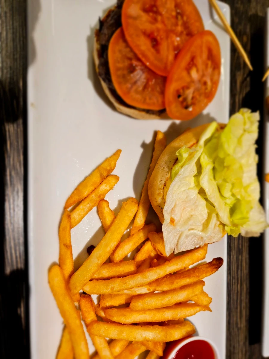 Burger and Fries