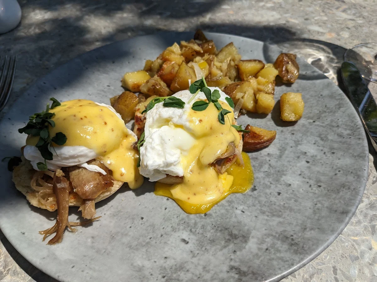 Duck Eggs Benedict
