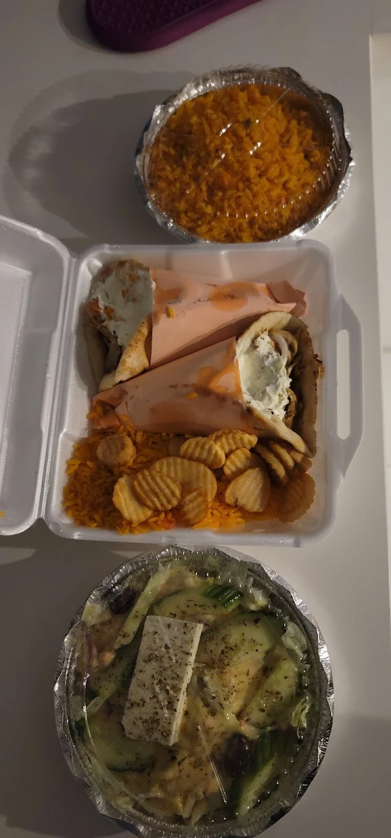 Chicken Souvlaki Plate