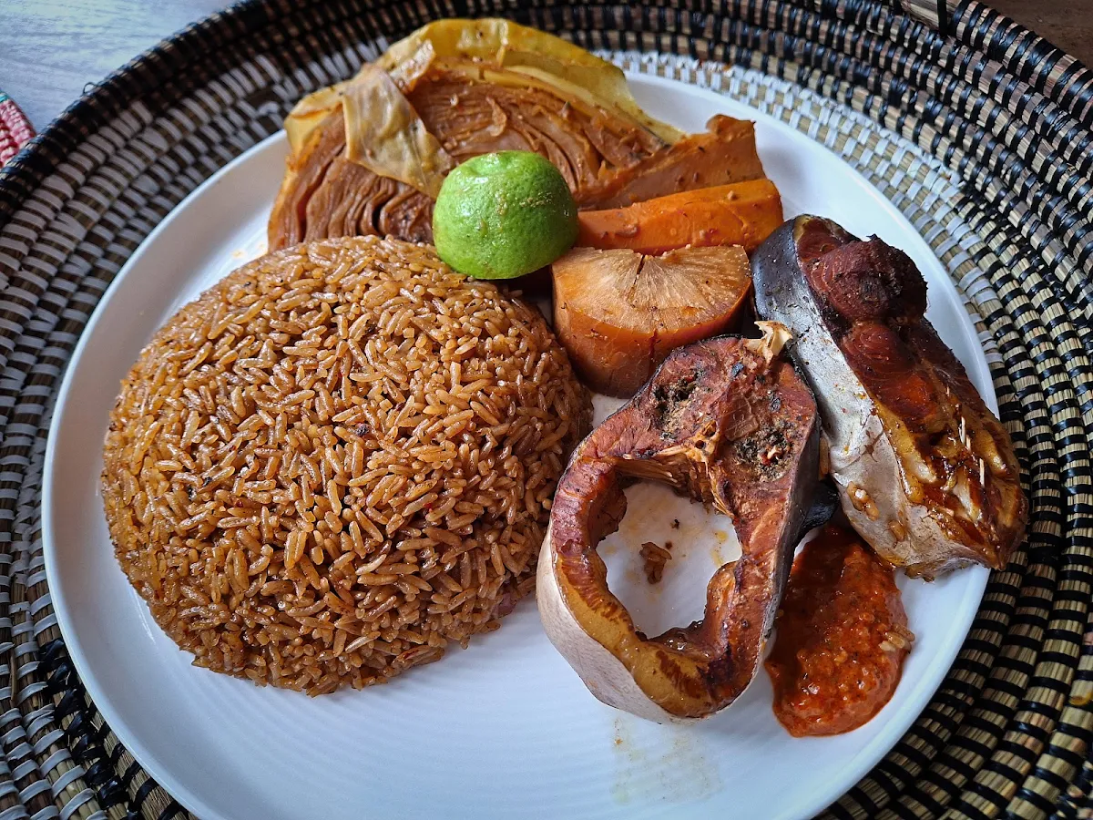 Riz Et Poisson Du Jour