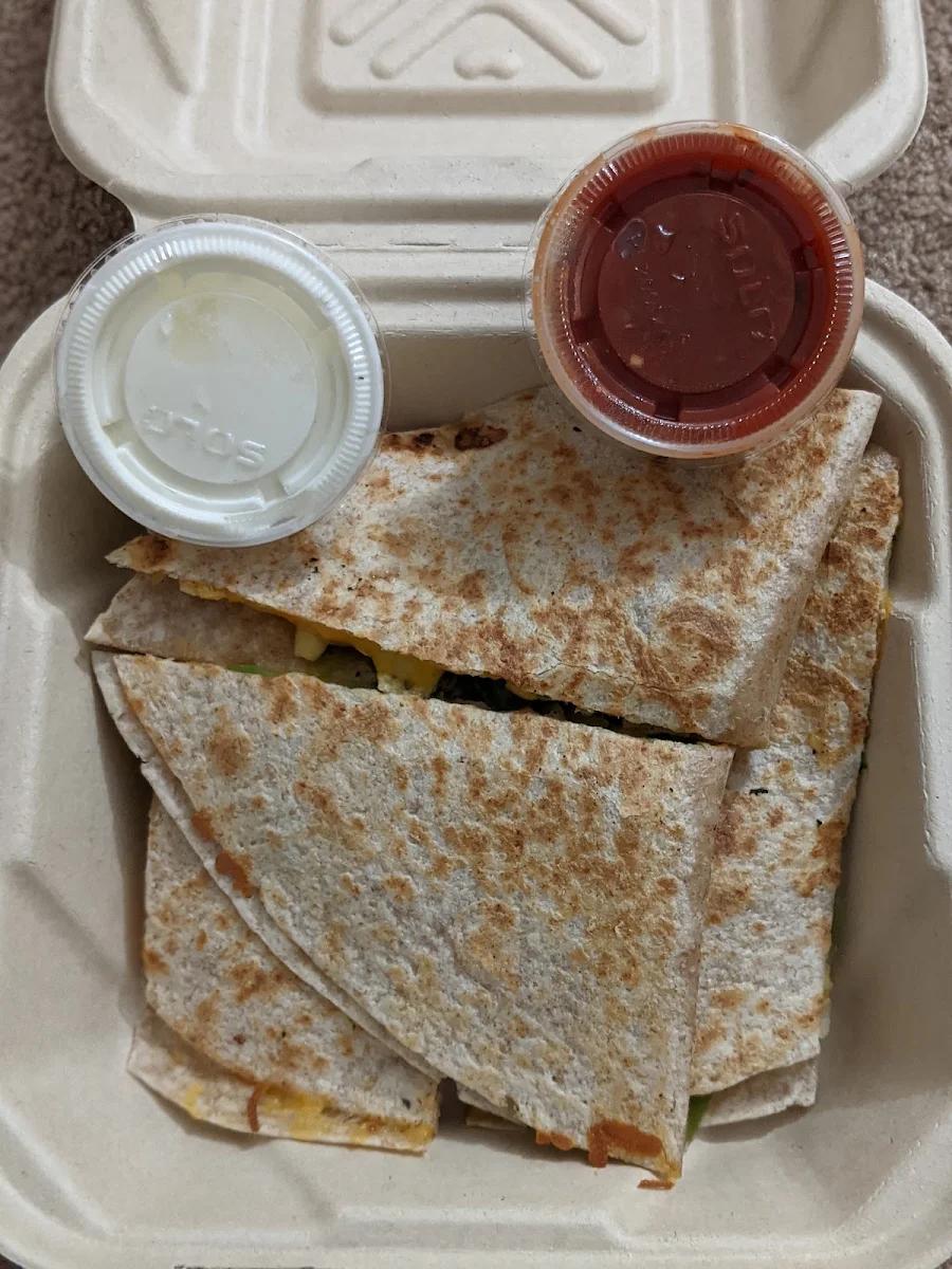 Lil Cheese Quesadilla w Waffle Fries