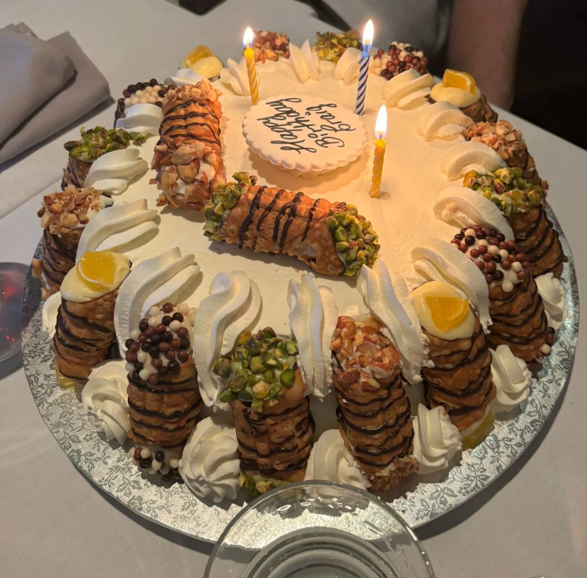 Cannoli Cake