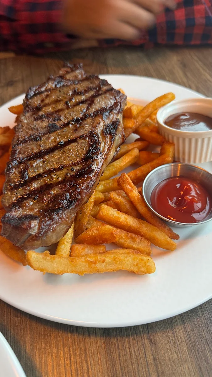 NY Strip with Fries