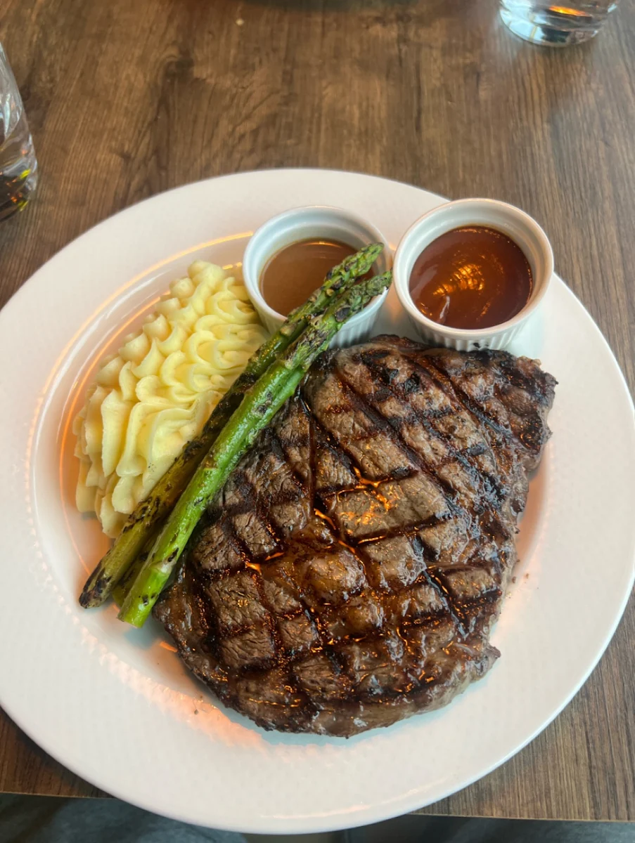 Striploin Steak AAA and Lobster Tail