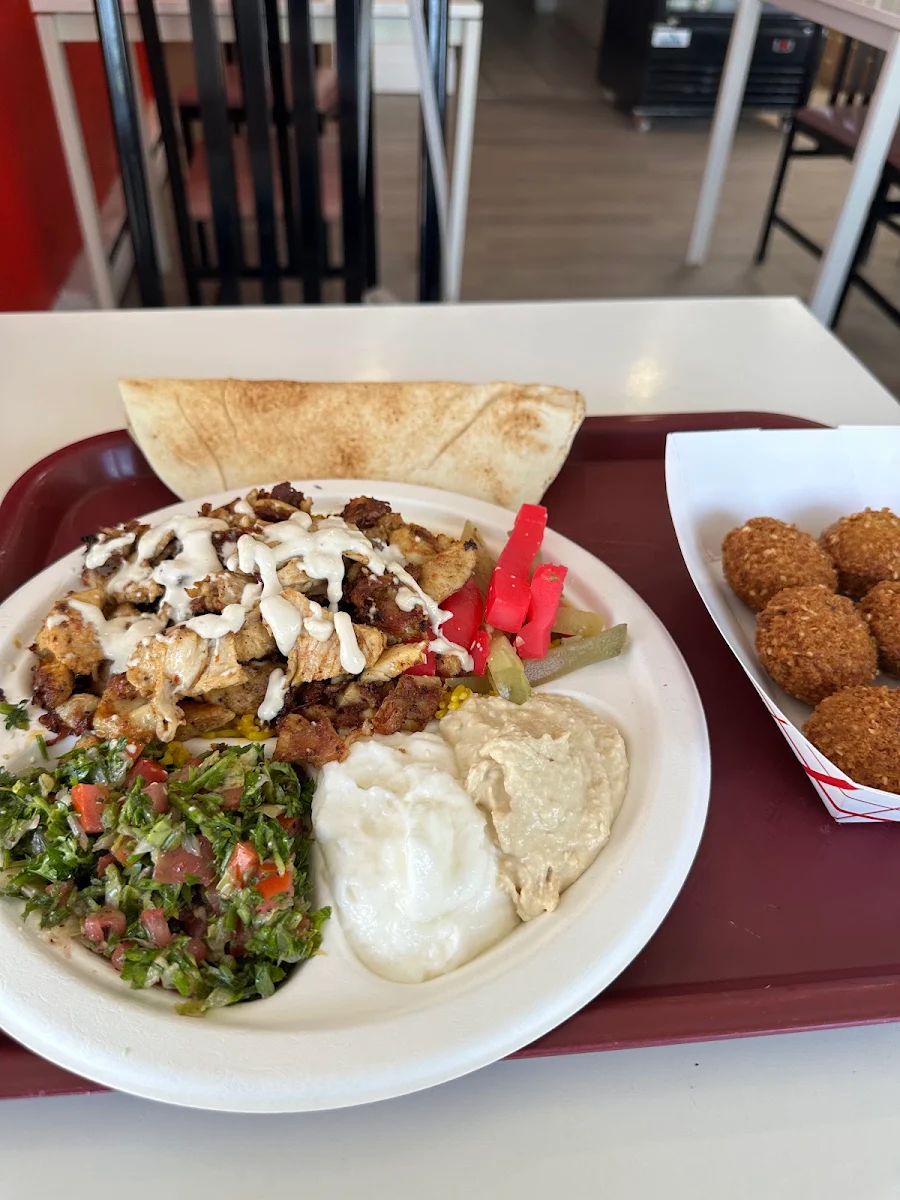 Mixed Shawarma Plate