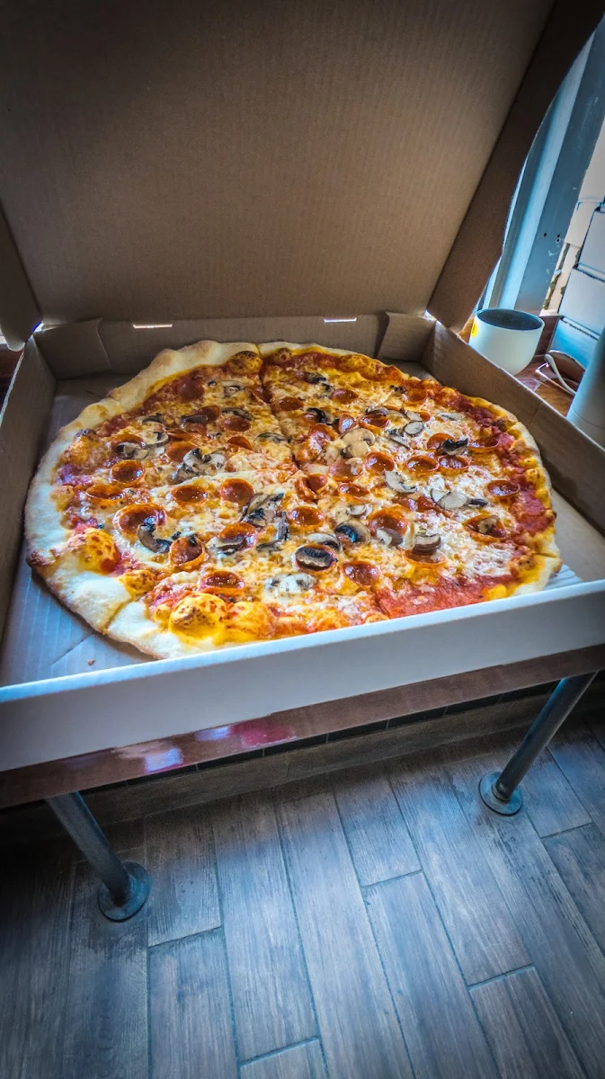 Pepperoni and Mushroom Pizza