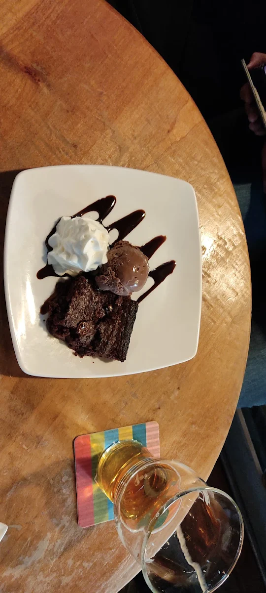 Chocolate Brownie and Ice Cream