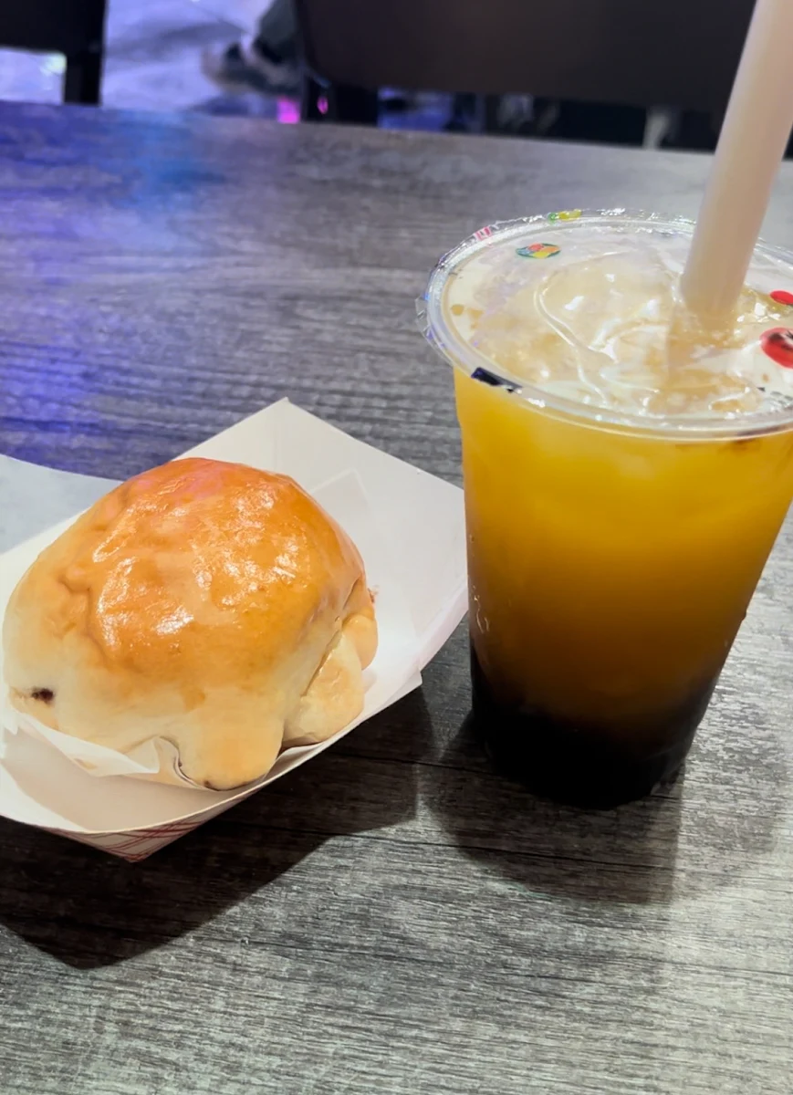 Toasted Siopao and Tropical Peach