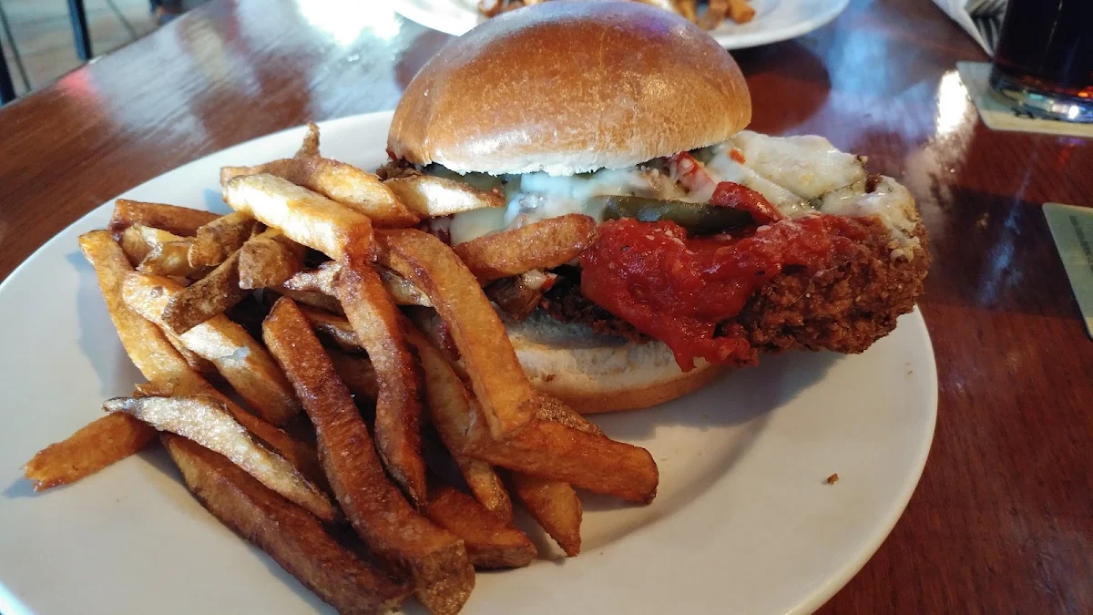 Fried Chicken Sandwich with Fries