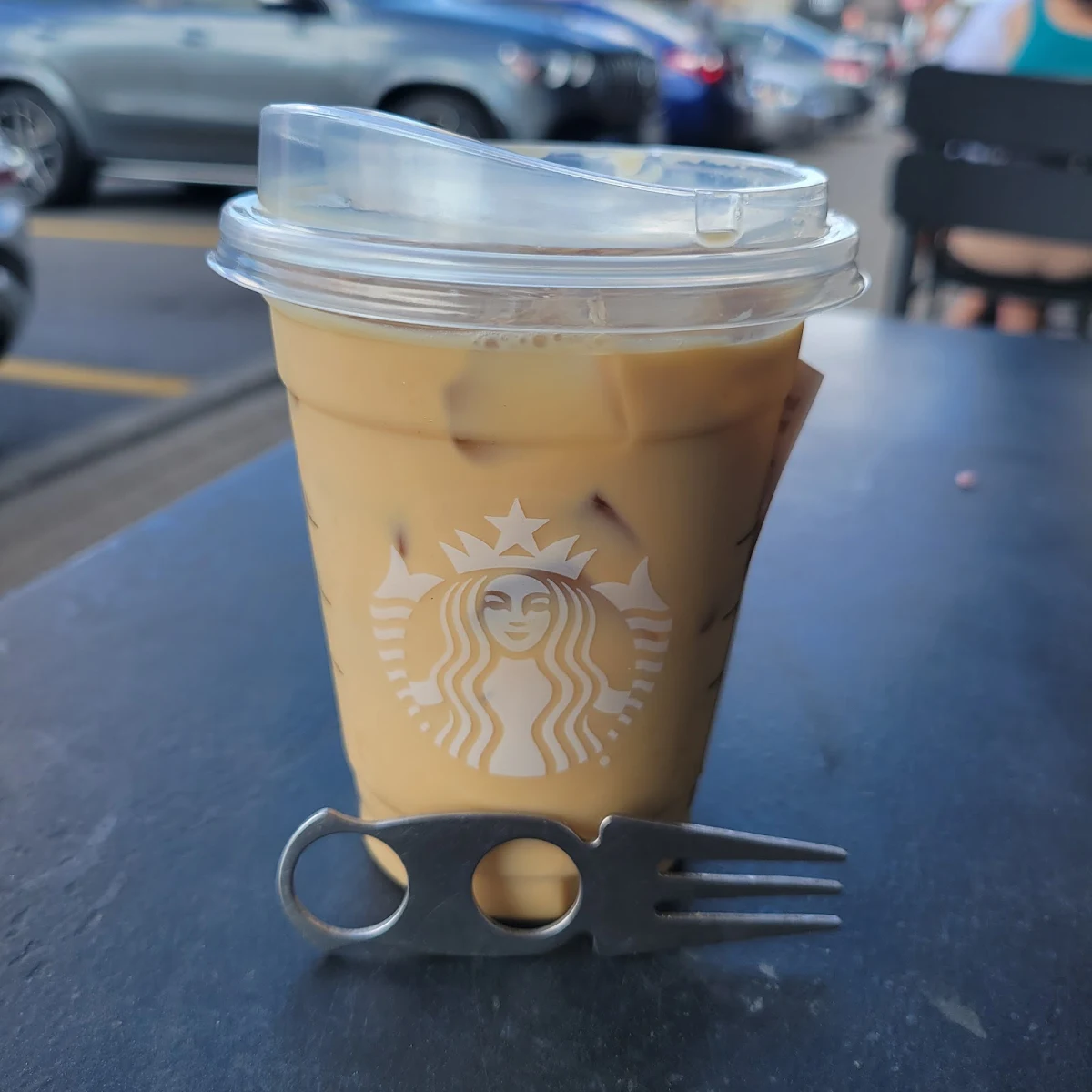 Iced Starbucks Blonde Vanilla Latte