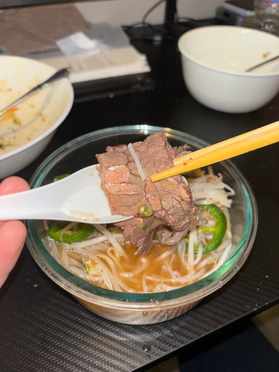 Well Done Brisket with Noodle in Soup