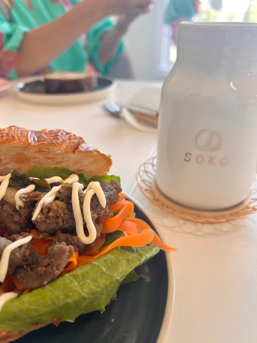 Bulgogi Sandwich on Croissant