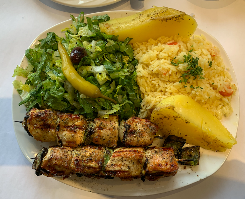 Pork Souvlaki Platter