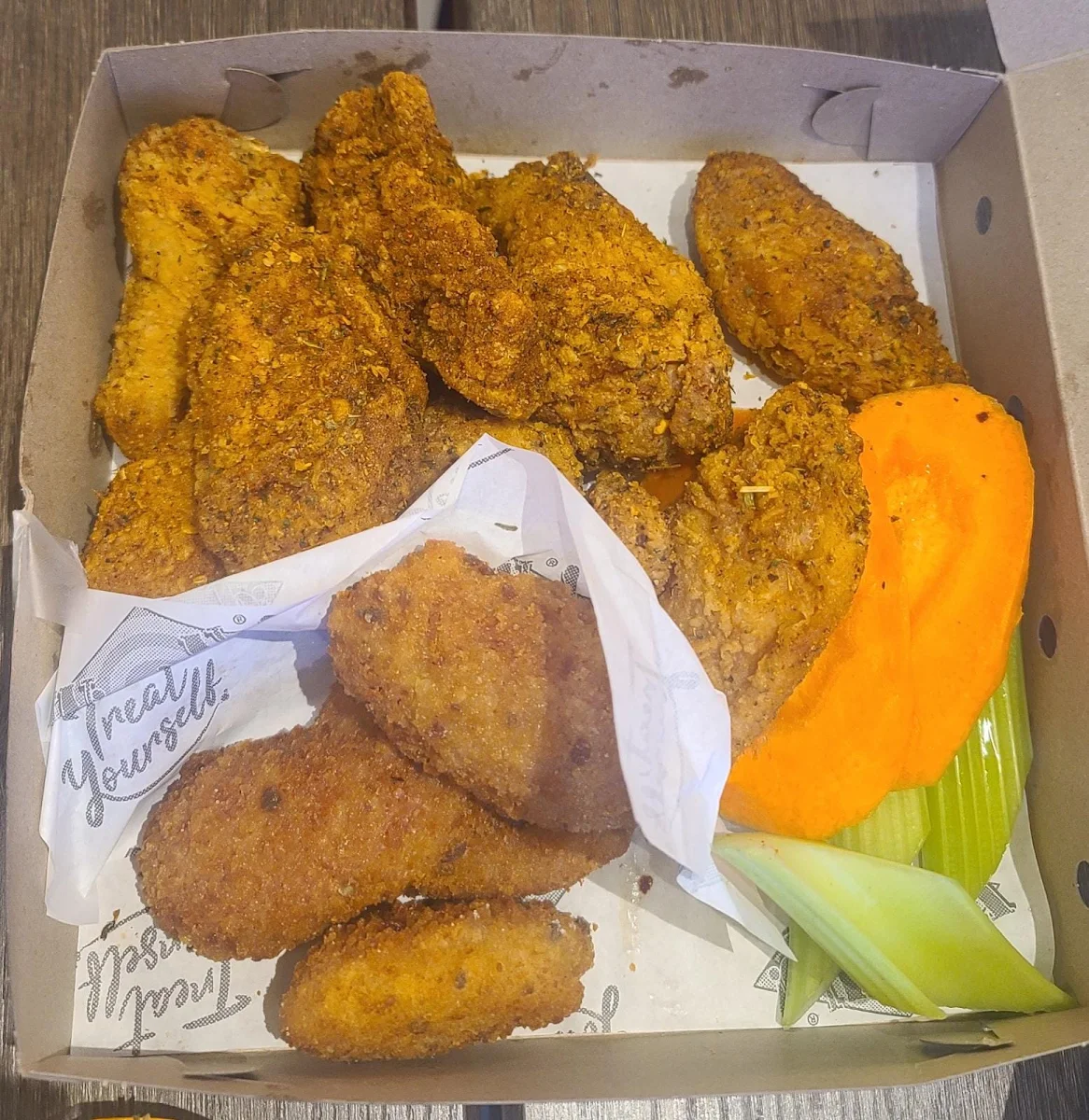 Lemon Pepper Wings and Fries