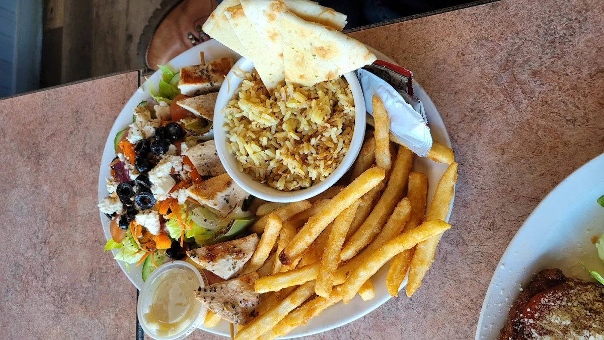 Chicken Souvlaki Dinner