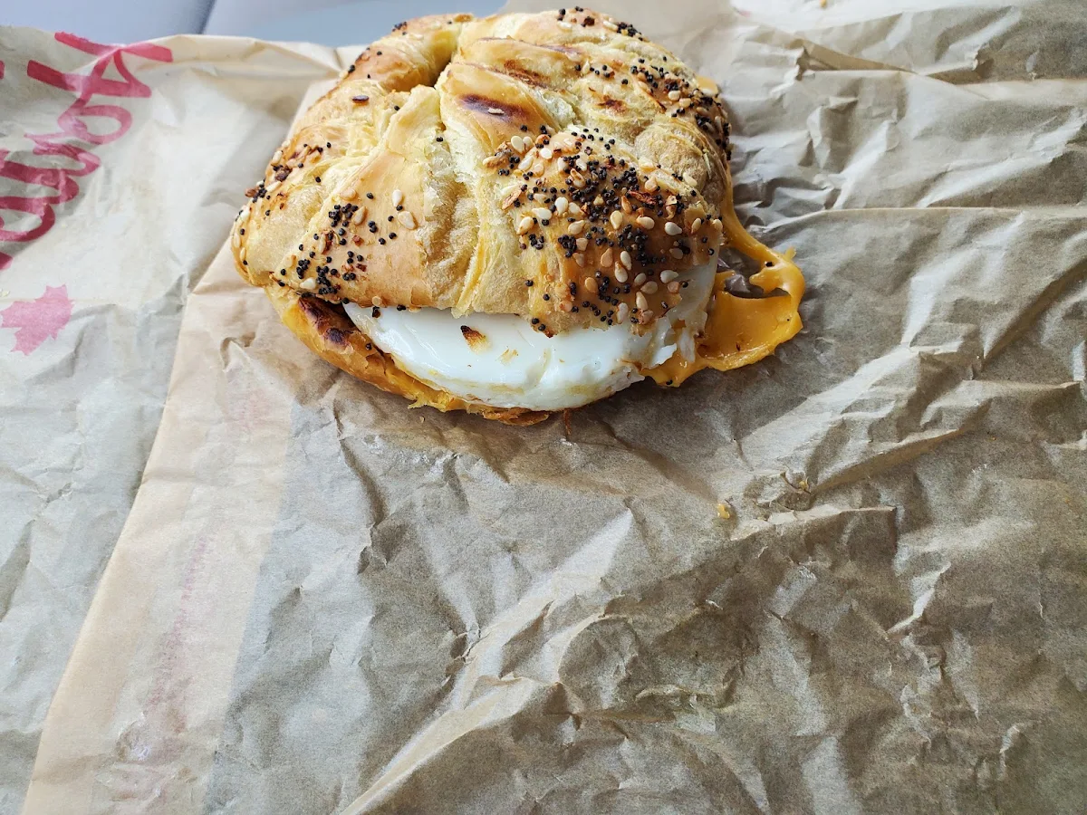 Everything Croissant Breakfast Sandwich