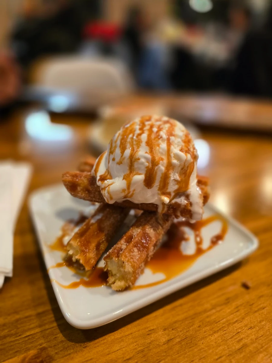 Churros Sundae