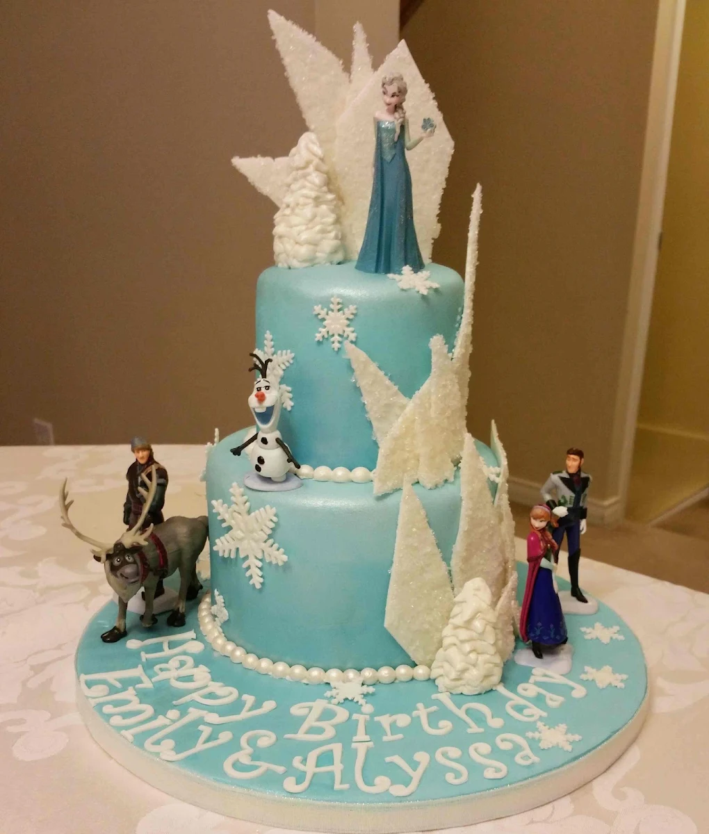 Frozen Birthday Cake
