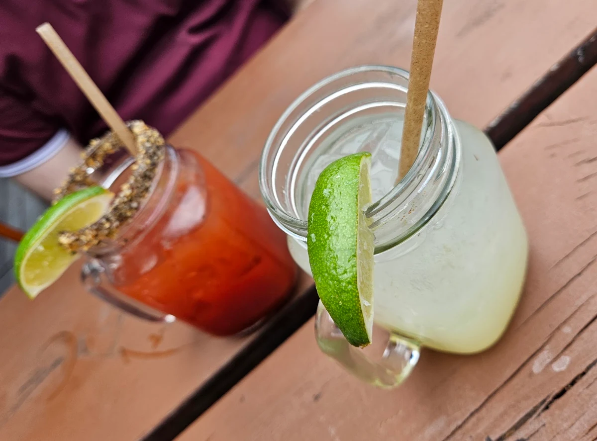 Bloody Mary and Ranch Water