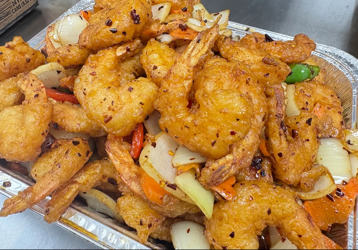 Salt & Pepper Shrimp Dry