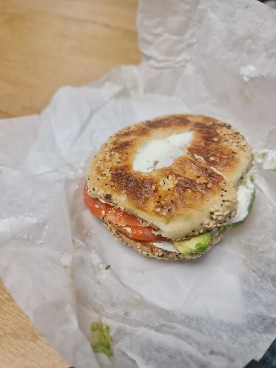 Smoked Salmon and Cream Cheese Bagel