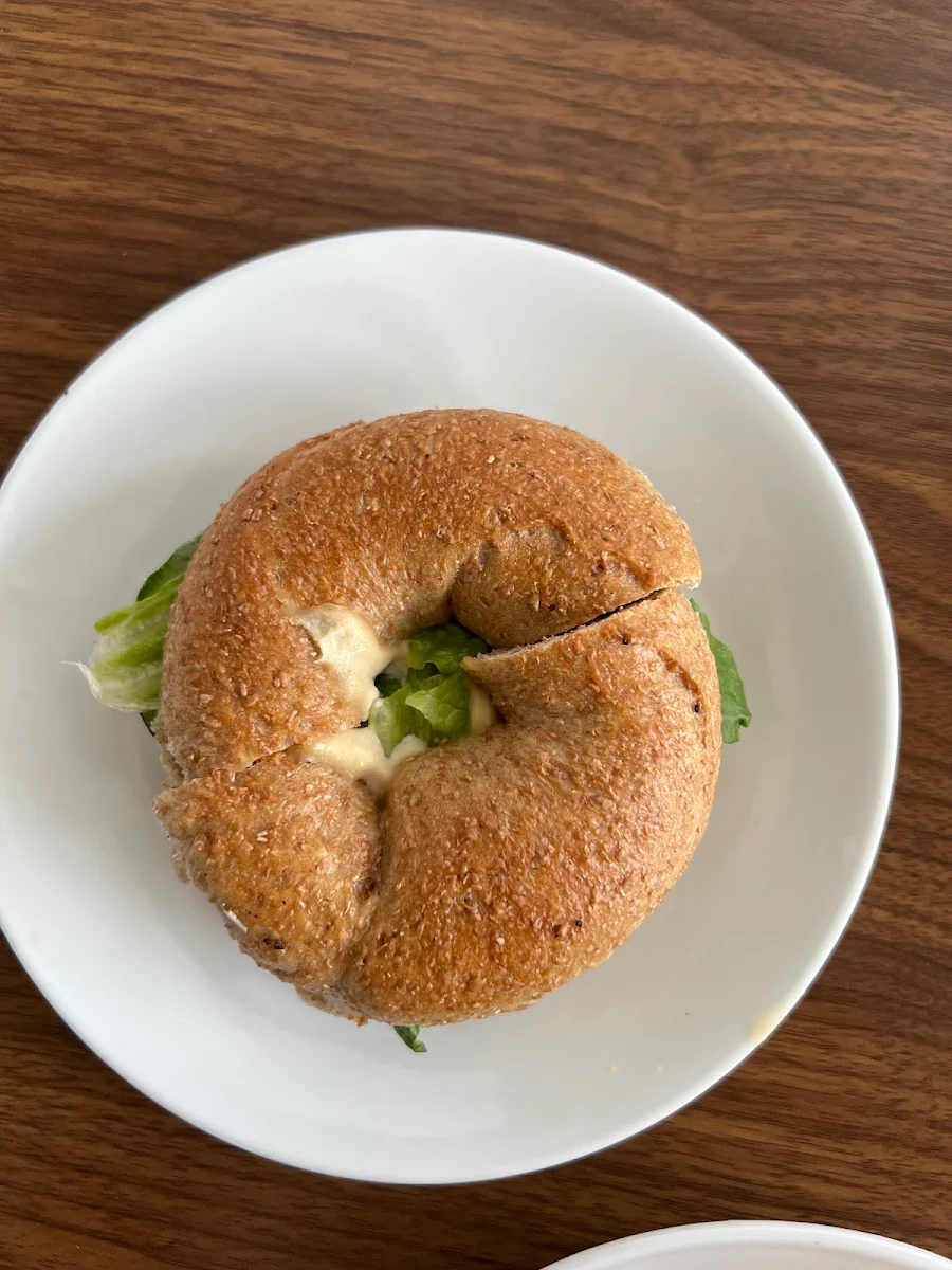 Vegeterian Bagel and Cream Cheese