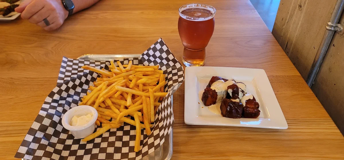BBQ Pork Belly Ends and Fries