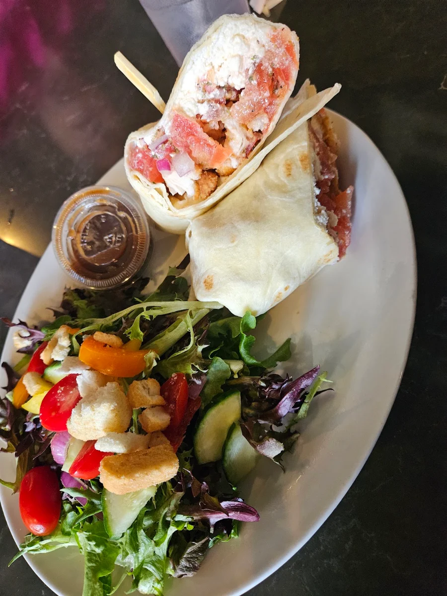Chicken Bruschetta Wrap, Work Pub & Eatery