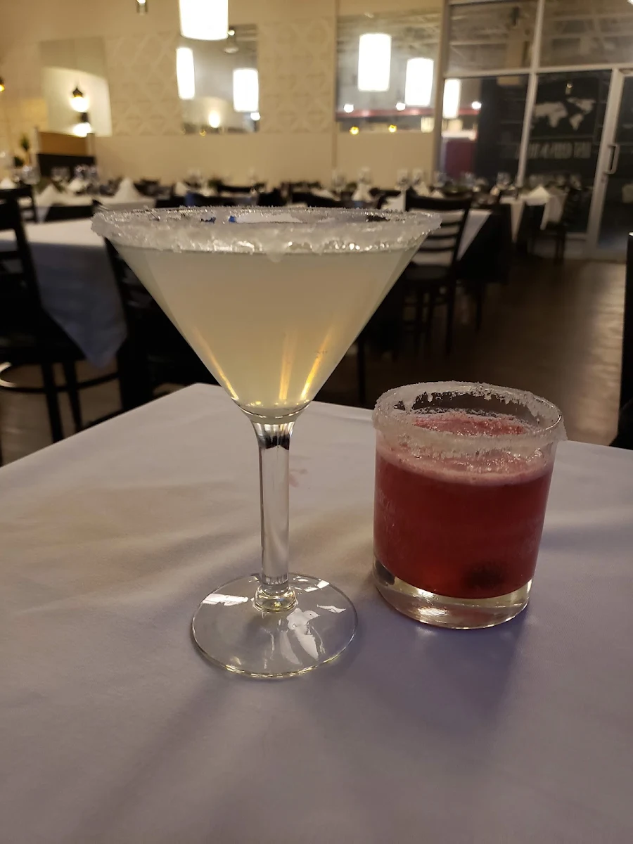 Lemon Drop Martini and Whiskey Sour