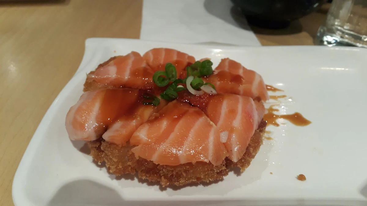 Salmon Sushi Pizza