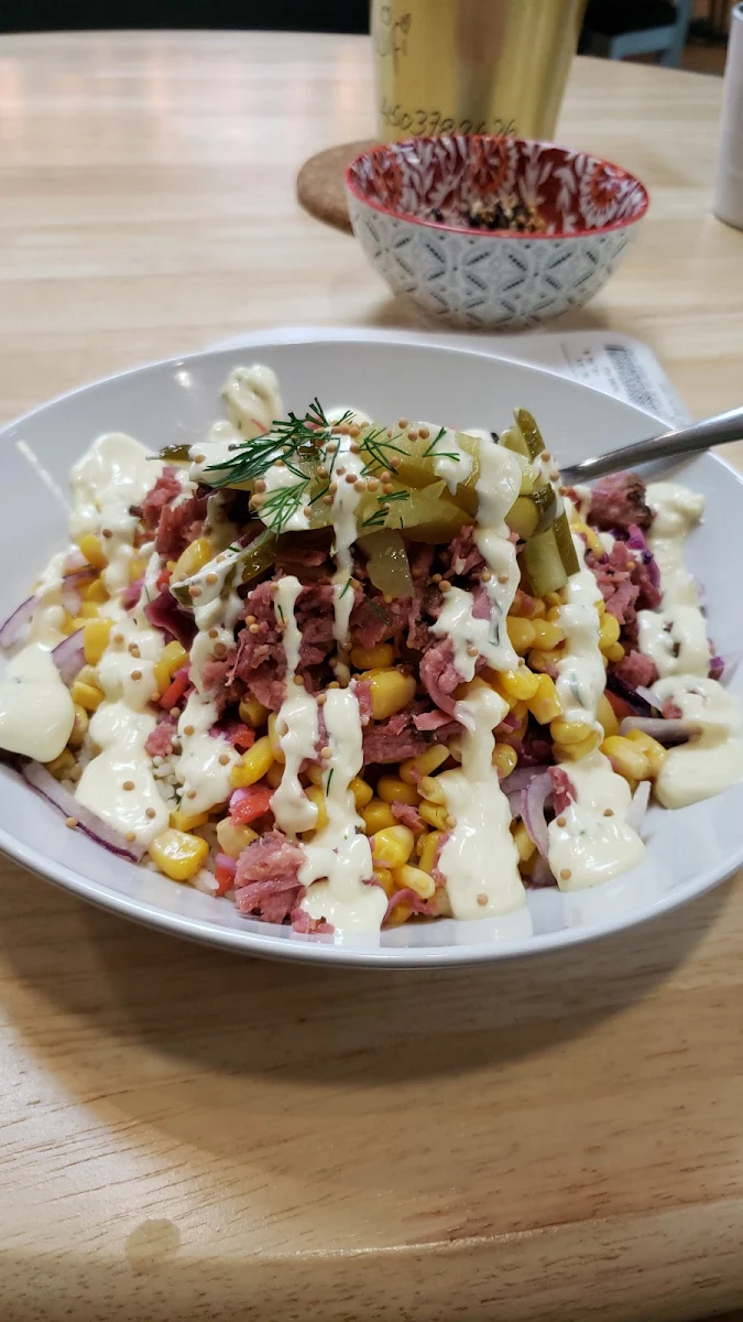 Salade de Smoked Meat Effiloché