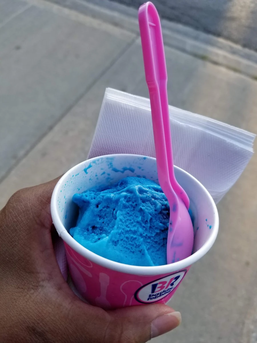 Baskin Robbins Blue Raspberry Sherbet