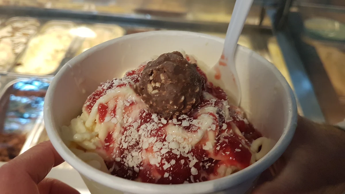 Spaghetti Ice Cream