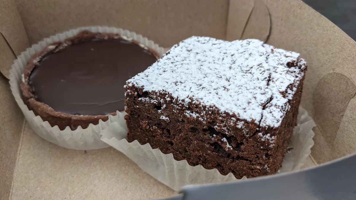Brownie and Chocolate Raspberry Tart