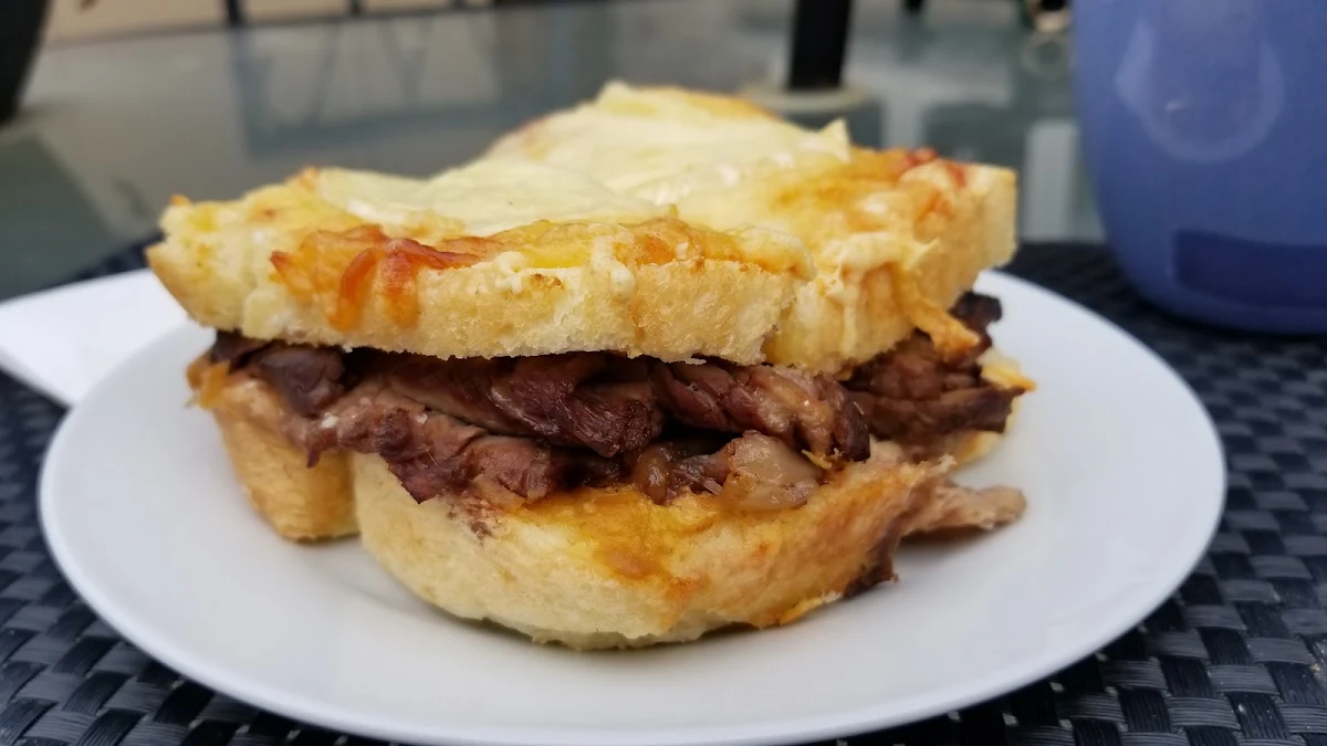 Prime Rib Croque Monsieur