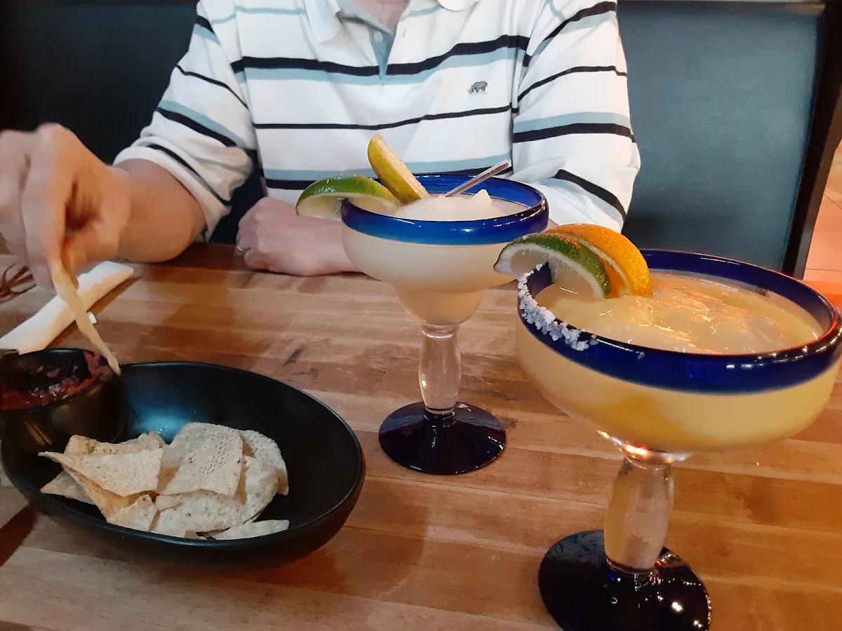 Spicy Mango Margarita and Dill Pickle Margarita