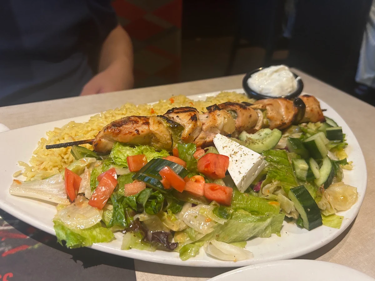 Souvlakis de Poulet de Grain 2 Chicken Souvlaki Skewers