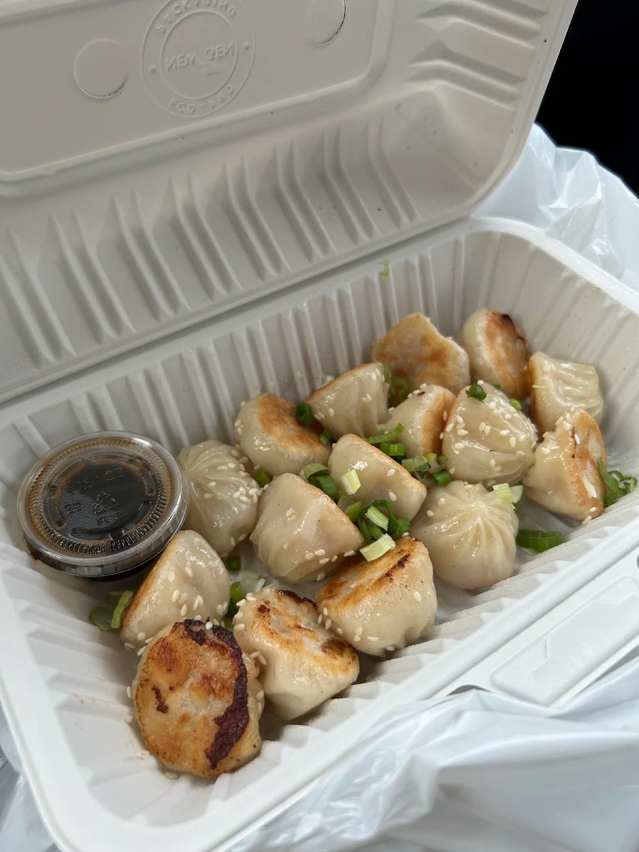 Chives & Vermicelli Dumplings Fried Steam