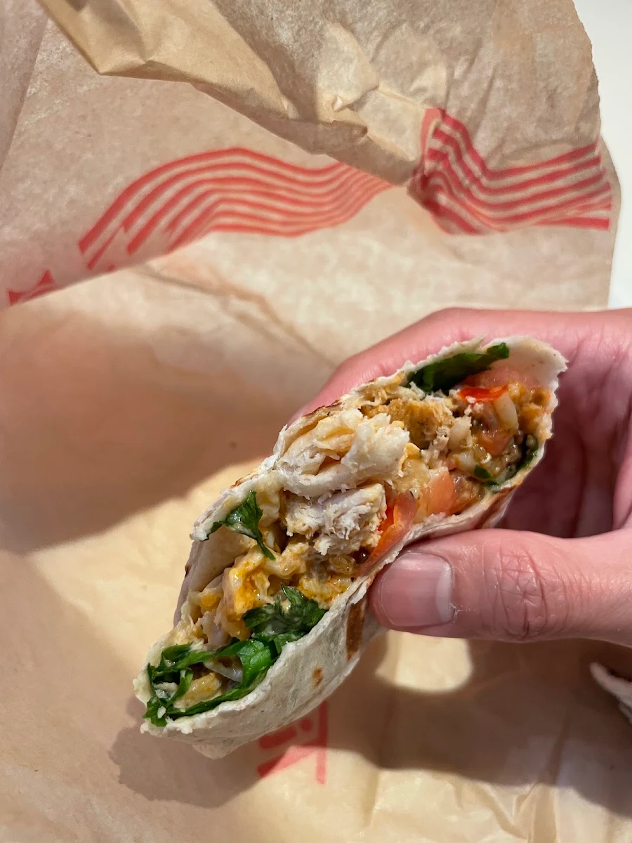 Cilantro Lime Chicken Wrap