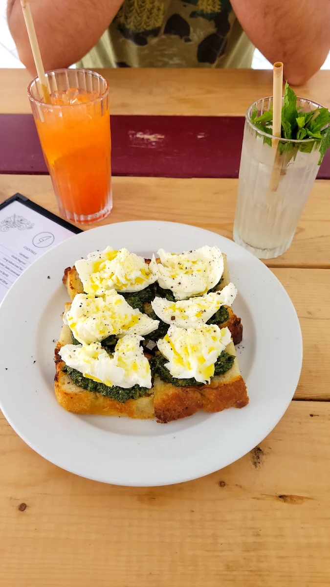 Sourdough Focaccia with Pesto and Burrata