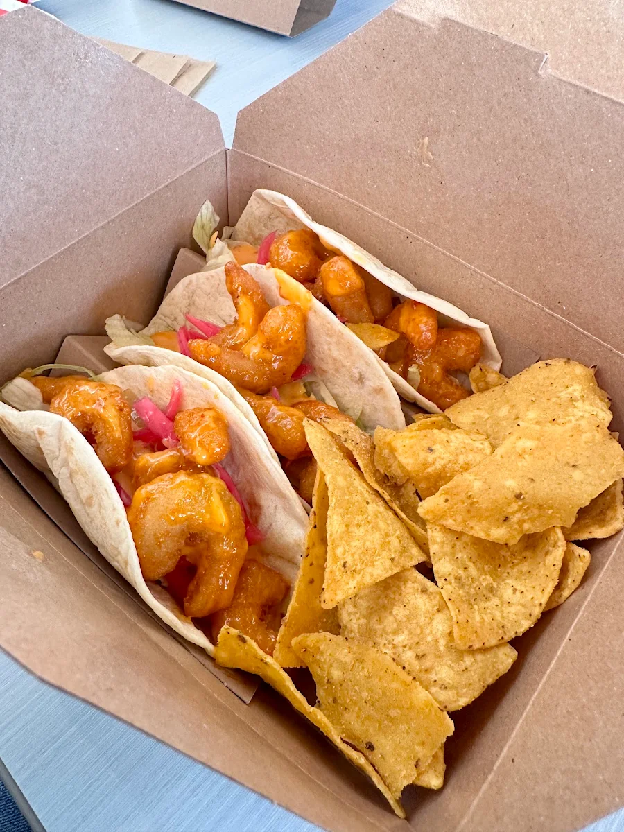 Street Tacos with Bang Bang Shrimp Tacos